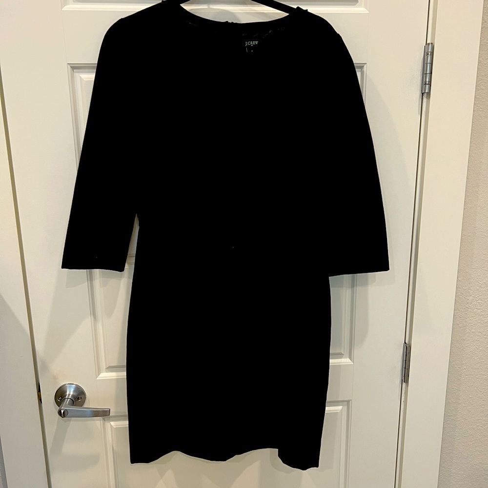 JCrew classic black dress size 6